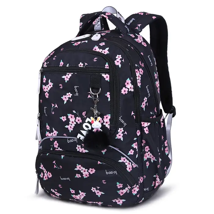 Sac à dos imprimé Floral pour jeunes filles, sac à dos pour écoliers primaires, fournitures de retou