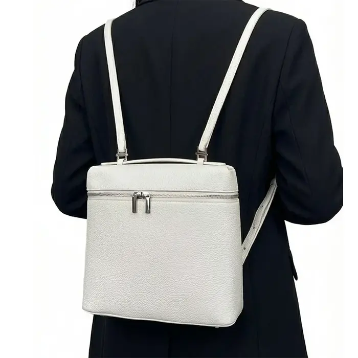 Sac à dos pour femme Mendy, sac à main souple, grande capacité, sac à bandoulière tendance en cuir v