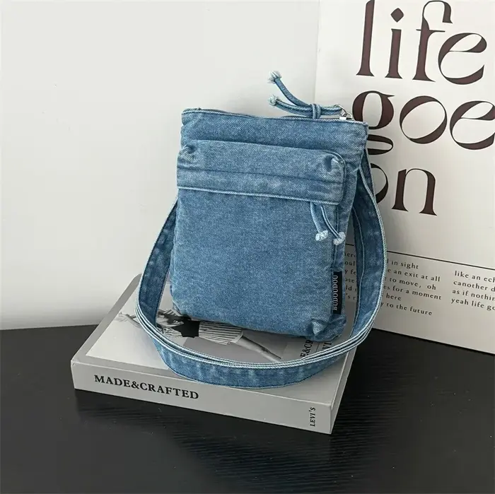 Denim Super populaire Niche solide couture sacs à bandoulière pour les femmes en vente 2026 haute qualité unique doux