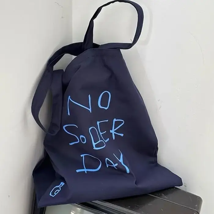 Sac en toile grande capacité pour femme – Nouvelle collection tendance coréenne polyvalente style décontracté – Sac à