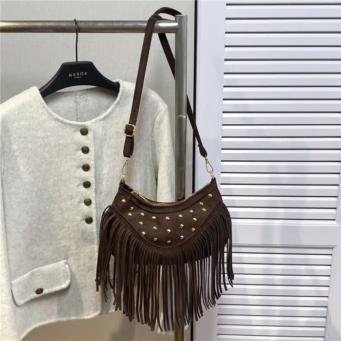 Sac à bandoulière demi-lune de styliste pour femmes