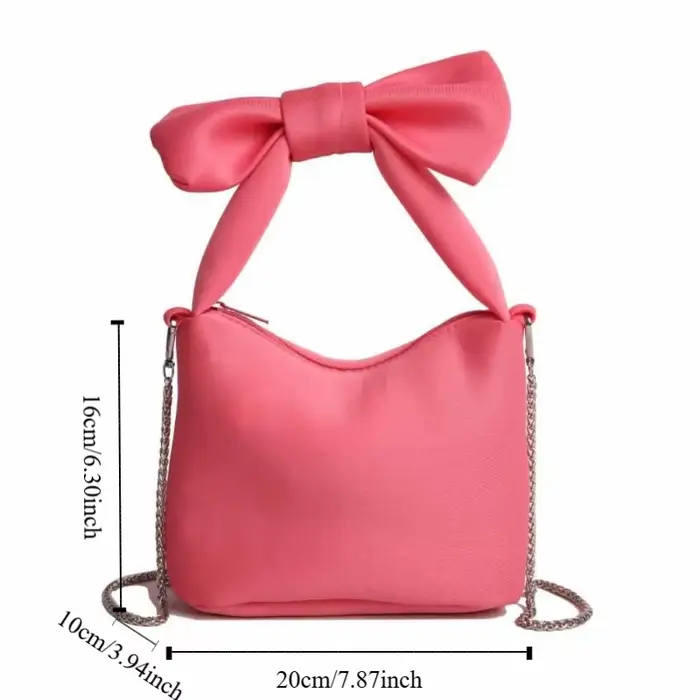 Sac à main tendance et créatif pour femme avec nœud