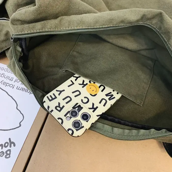 Hobo-Sac en toile souple pour femme