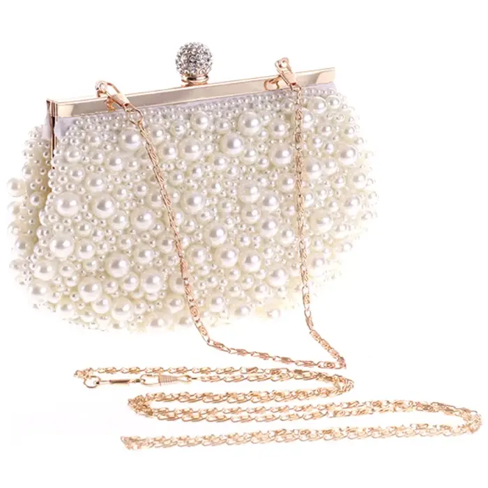 Soirée mariage pochette sac à main perle sac robe dîner petit sac à main demoiselle d'honneur sac à 