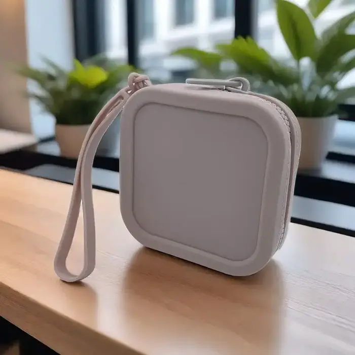 Portefeuille de rangement Vintage en Silicone, porte-monnaie, fermeture éclair étanche, sac pour éco