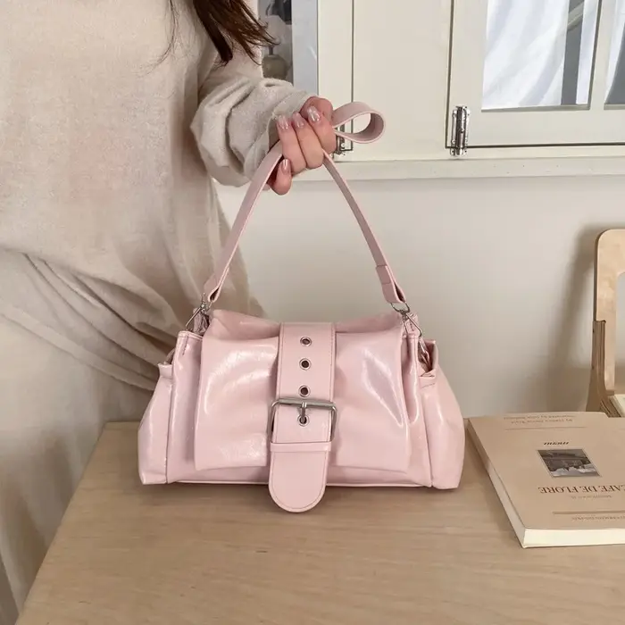 Nouveau Sac Rose 2026 pour Femme – Sac à Bandoulière Polyvalent et Tendance