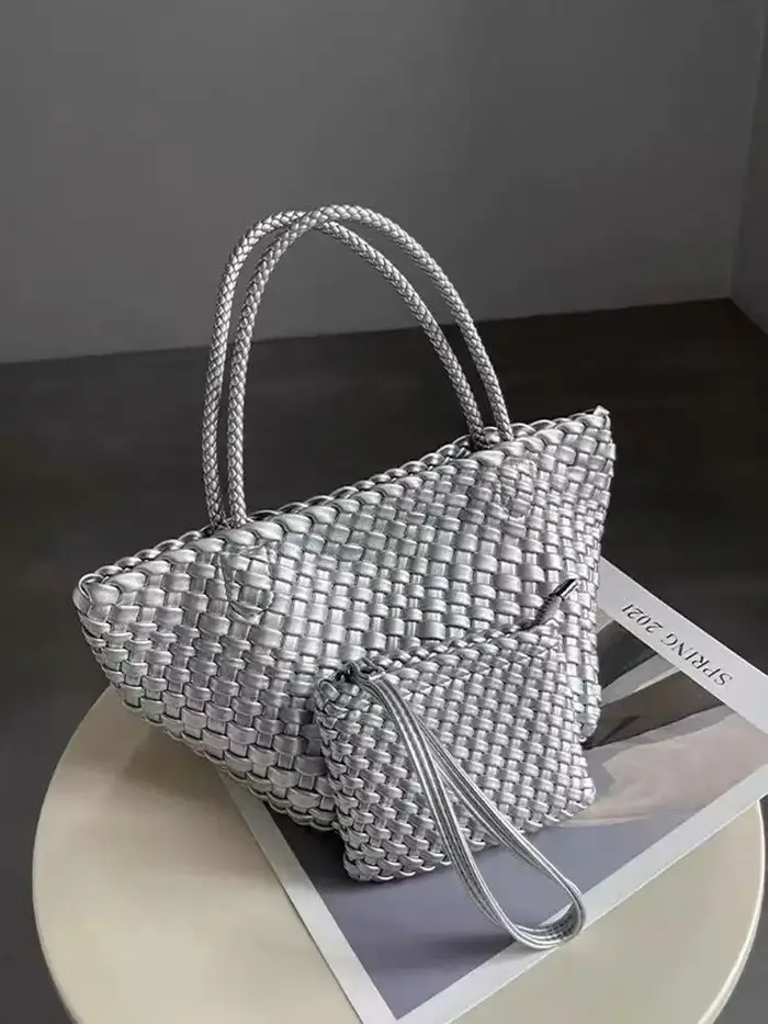 Sac Panier à Légumes pour Femmes - Nouveau Modèle 2026 - Sac à Main Délicat en Forme de Dés, Style H
