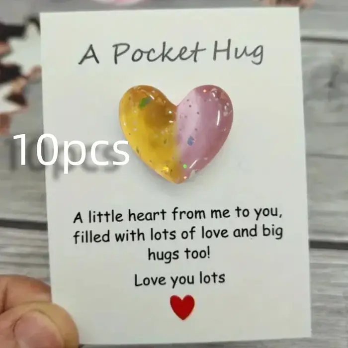 Pochette Décorée en Forme de Petit Cœur