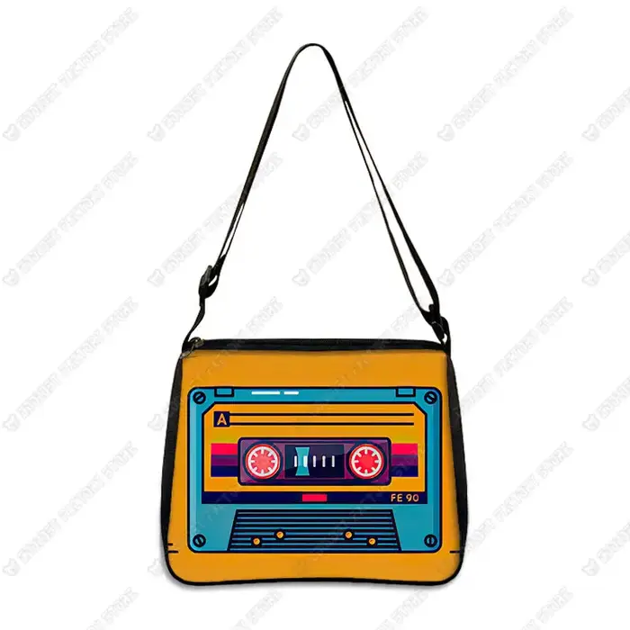 Sac à bandoulière pour voyage pour femme, cassette, magnétophone, sac à main pour femme, support de 