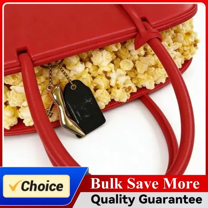 Sac à main rouge en cuir PU