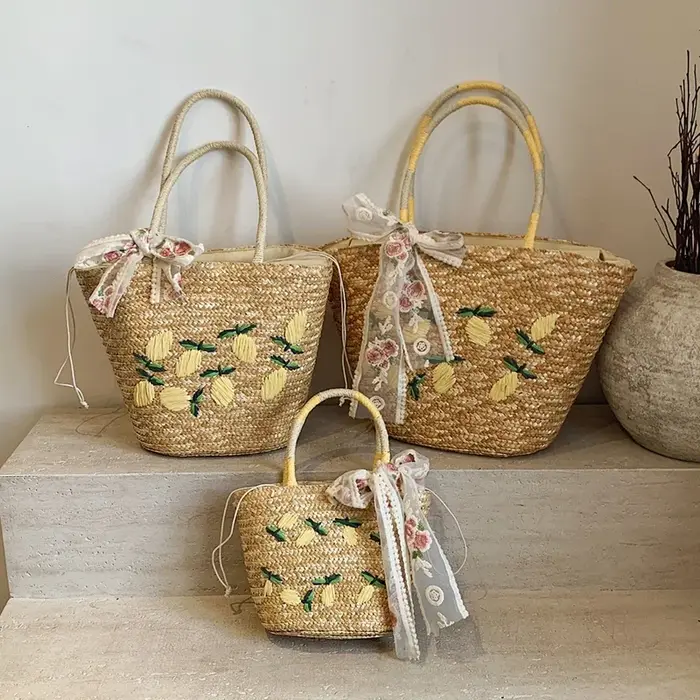 Sac à bandoulière de plage de grande capacité