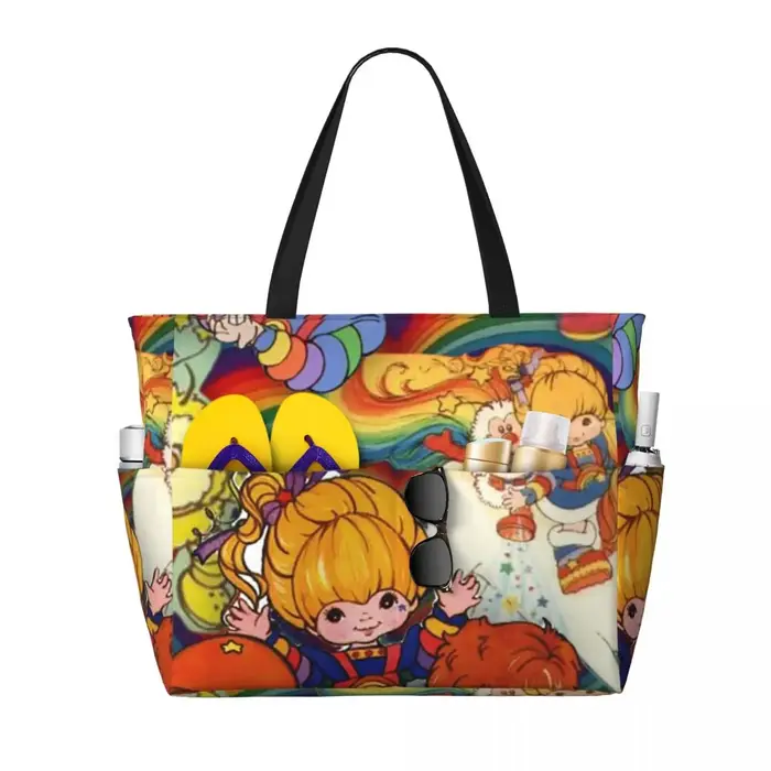 Rainbows Brite – sac fourre-tout de plage