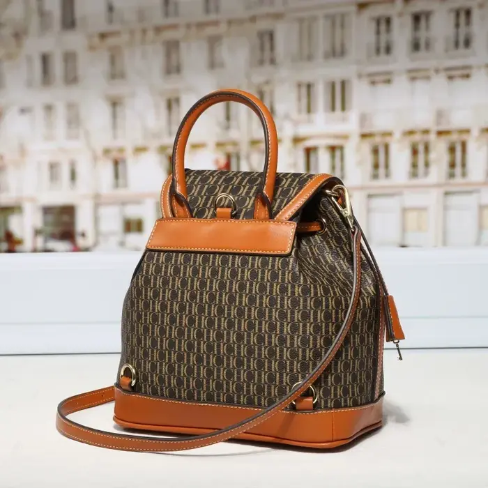 CH femmes sac à dos Vintage or serrure matériel rétro esthétique dames sac trajet court voyage Shopping Date