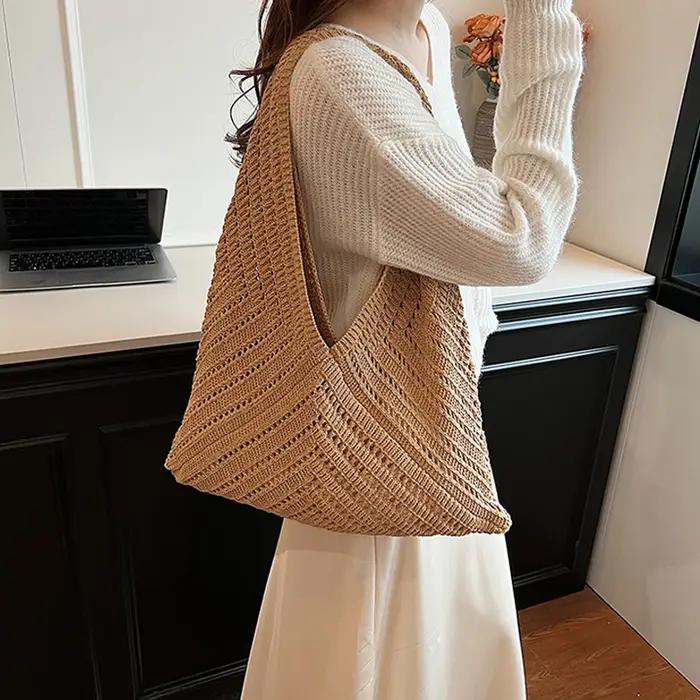 Sac à main en tricot pour femmes