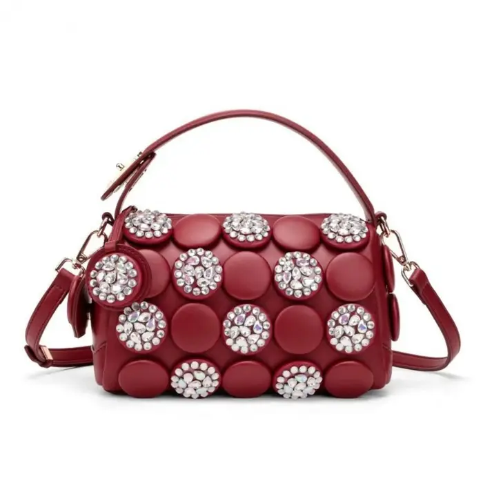 JIOMAY 2026 Nouveaux Sacs Dorés à Strass pour Femme – Sac à Main
