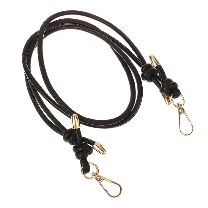 Accessoires de sangle de sac à bandoulière en cuir multicolore, longueur réglable de 86.5cm, simple 