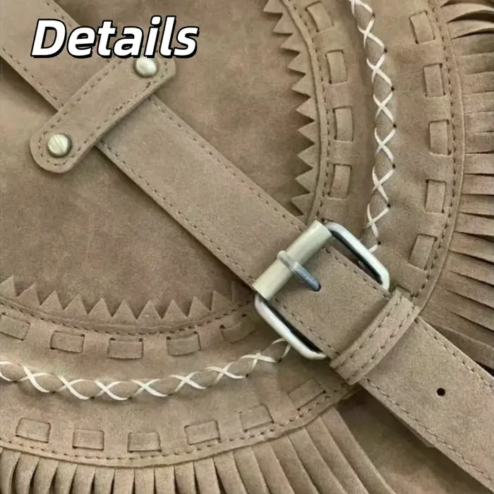Sac à bandoulière en faux daim