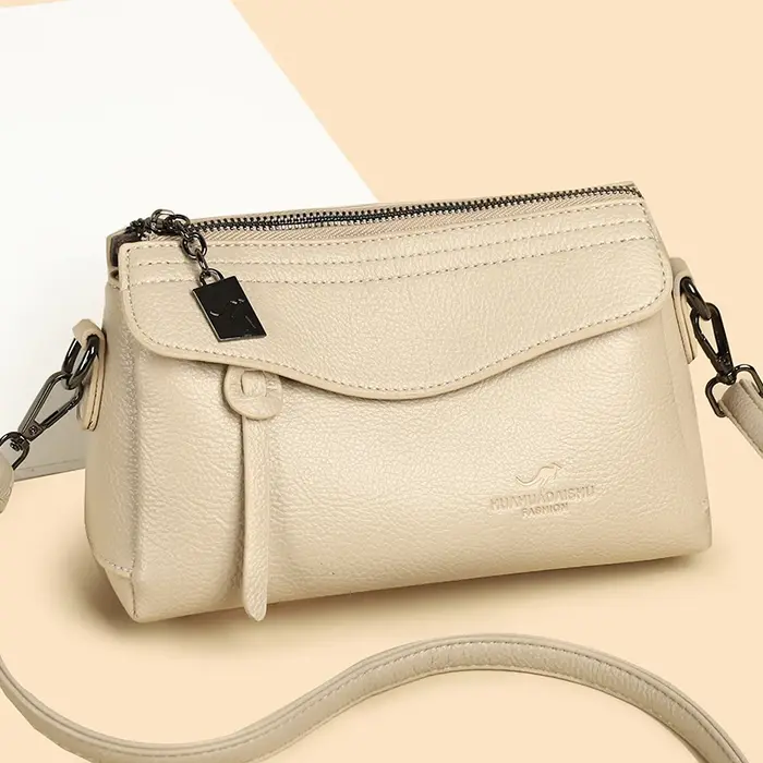 Sac de luxe pour femme en cuir souple