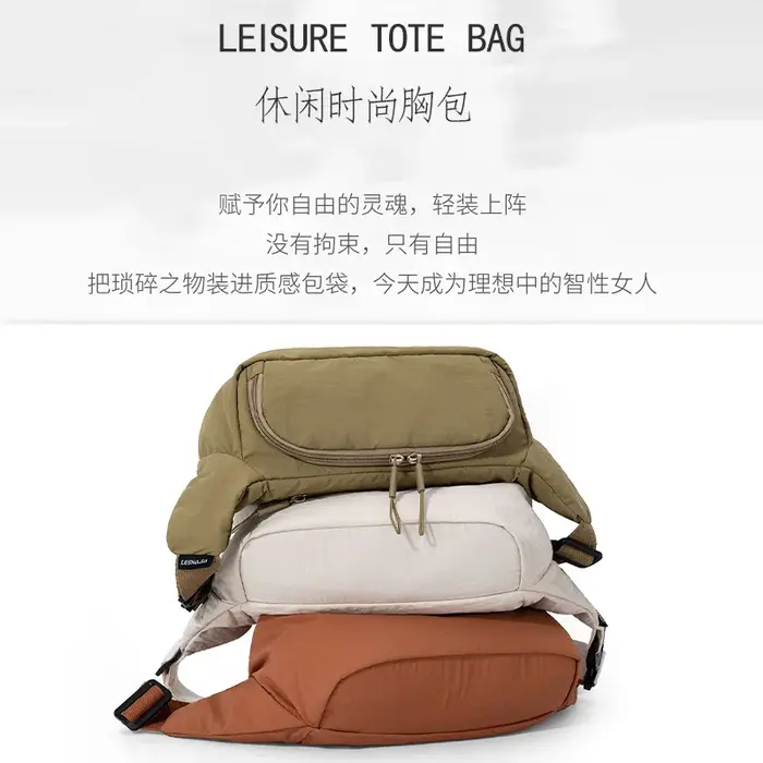 Sac à bandoulière en Nylon léger pour femmes