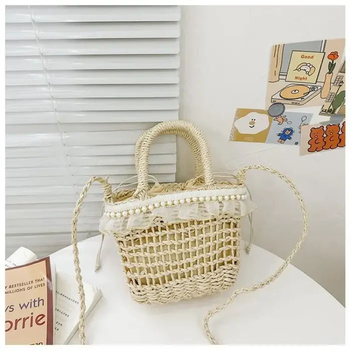 Sac bandoulière tressé élégant