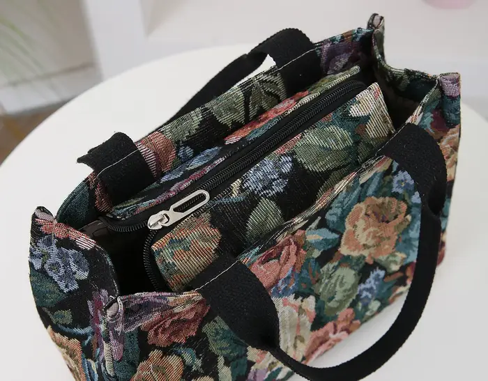 Sac fourre-tout à imprimé Floral pour femmes