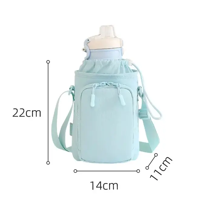 Sac bandoulière de sport personnalisé avec broderie, sacoche pour bouteille d'eau pour étudiants et cyclistes, sac à bandoulière unique pour téléphone portable