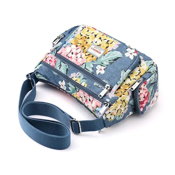 Sac messager multi-poches pour femmes