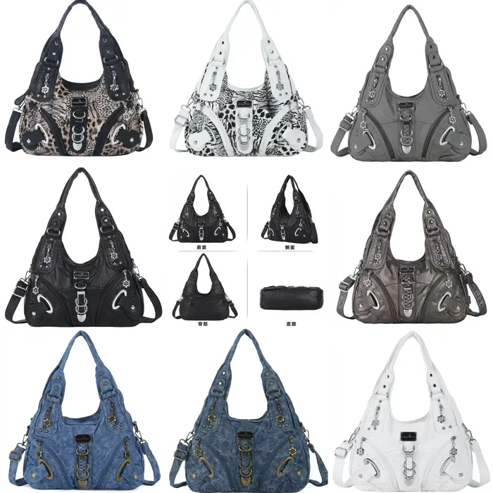 Sacs à bandoulière en cuir souple pour femmes, marque de styliste originale, épicé, rétro, grande ca