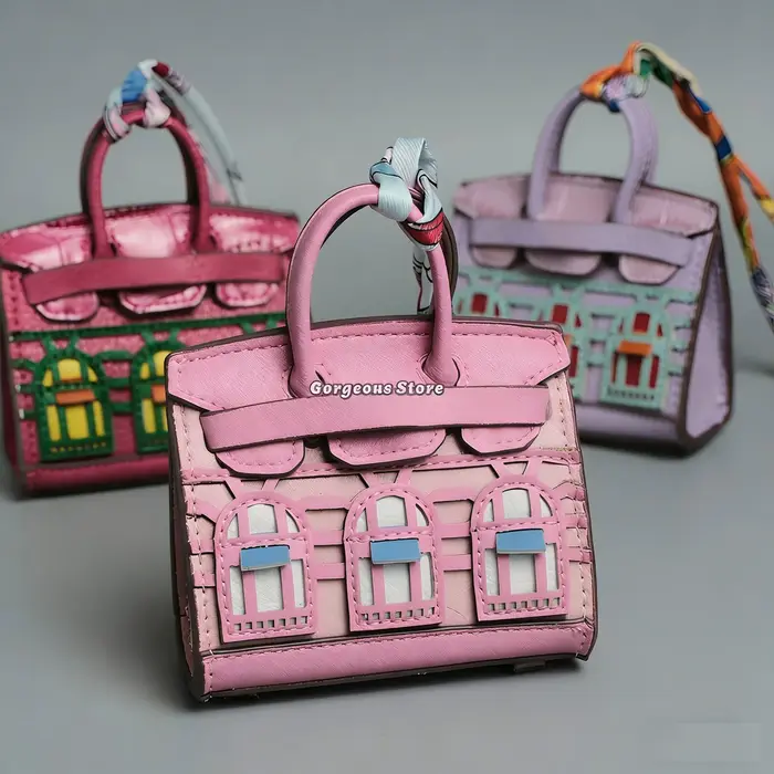 Mini sac à main en cuir fait main