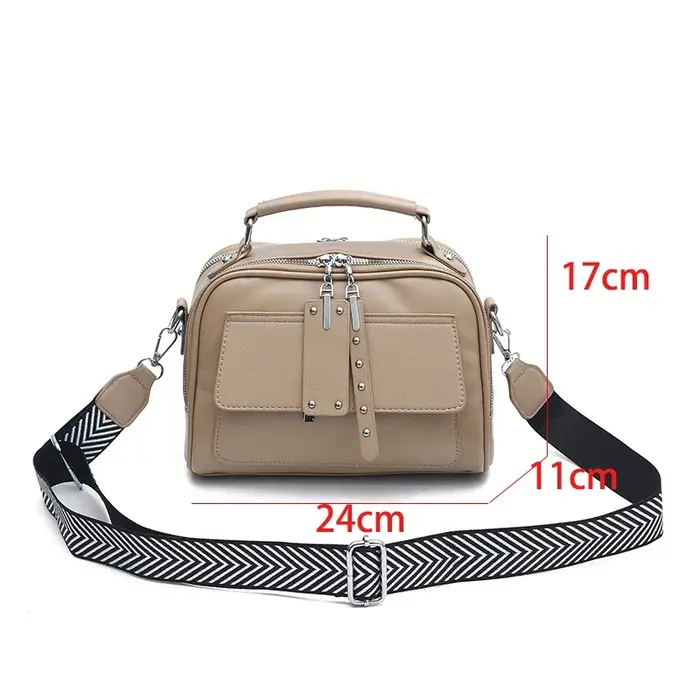 Sac à bandoulière à large sangle pour femmes