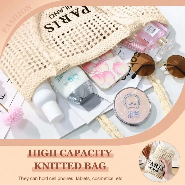 Sacs de plage en paille tendance pour femmes