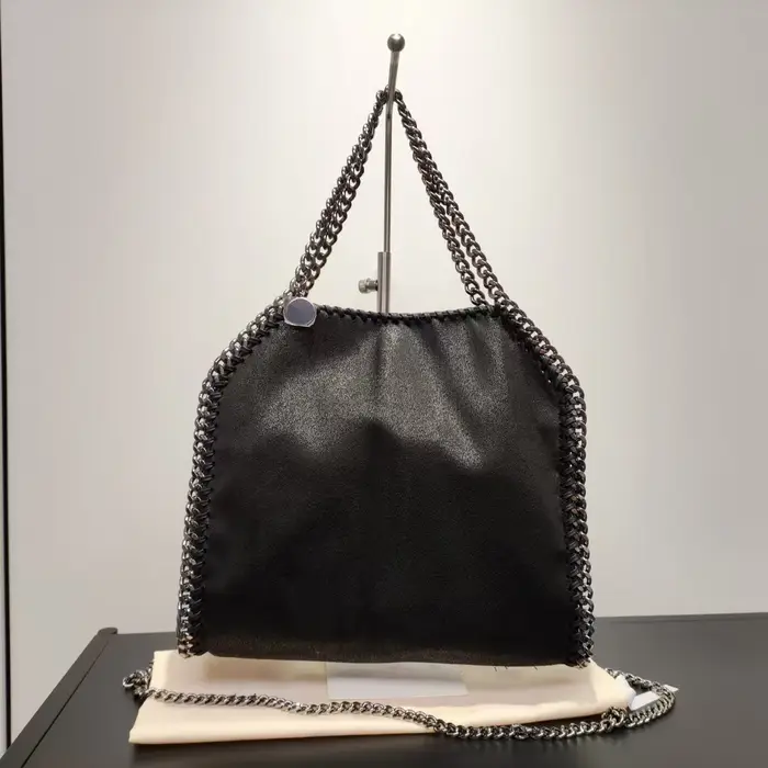 Sac à bandoulière/travers en faux daim écologique pour femme, tendance, à trois chaînes, pour les tr