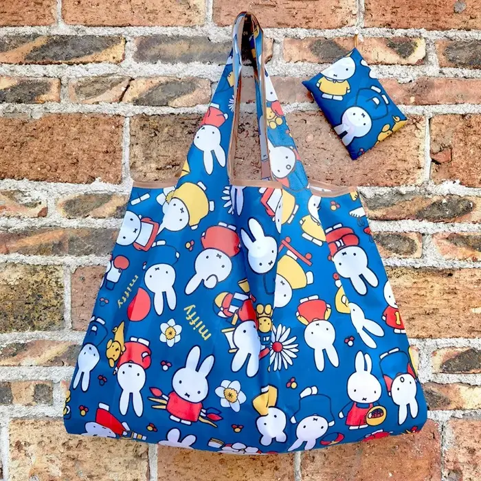 Sac à main Miffy de dessin animé, sac de courses écologique pliable, grand sac fourre-tout imperméab