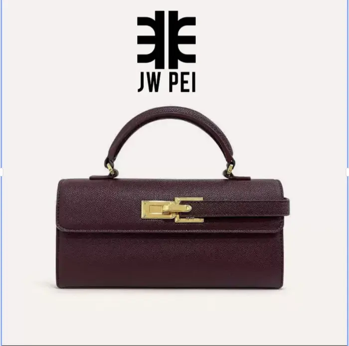 Sac fourre-tout en jean bleu tendance 2025, petit sac bandoulière carré, sac de luxe pour femme, sac à main pour femme JW PEI, sac à main de créateur Elise