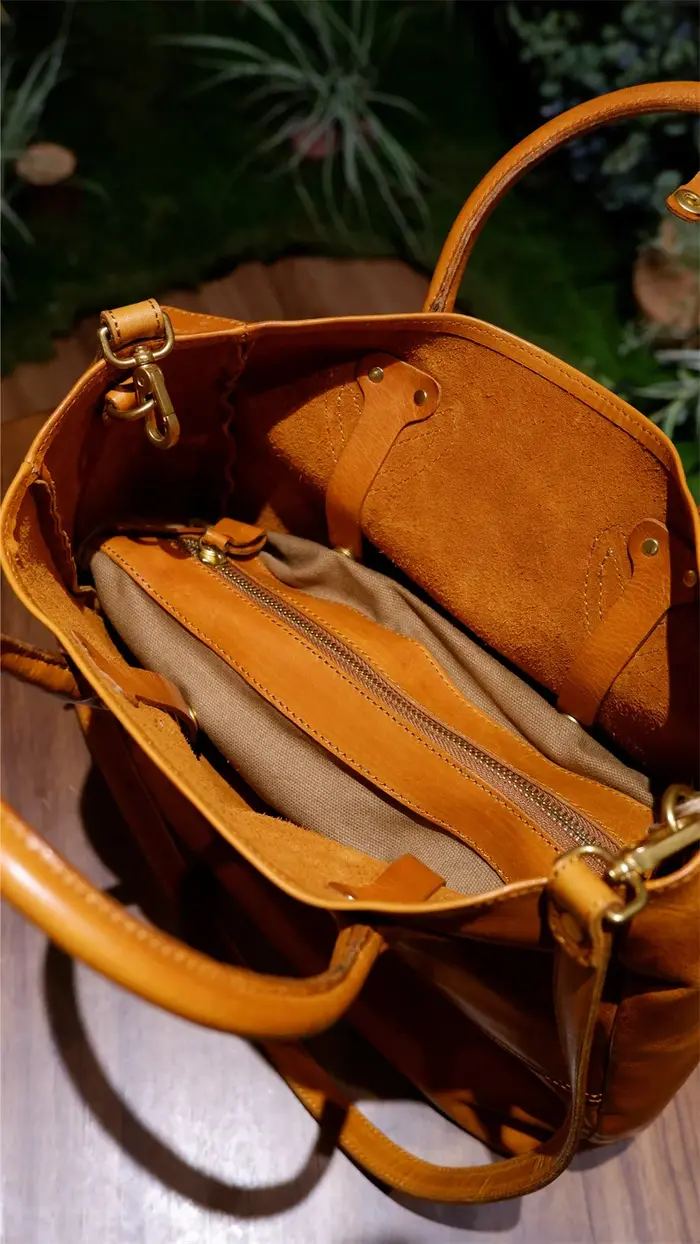 PNDME designers vintage fait à la main en cuir de vachette tanné végétal sac fourre-tout pour femme sac à bandoulière
