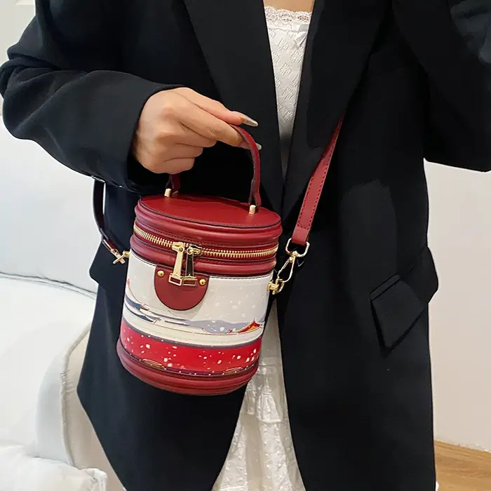 Nouveau sac seau petit fourre-tout dame concepteur Graffiti sac à main marque de luxe sac à bandoulière femme mode Mini
