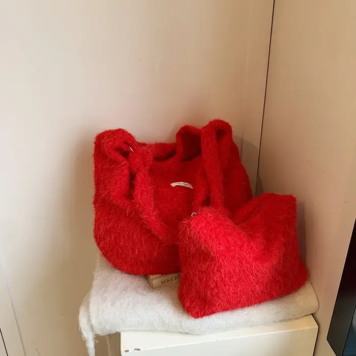 Sac en peluche de Style paresseux pour femmes
