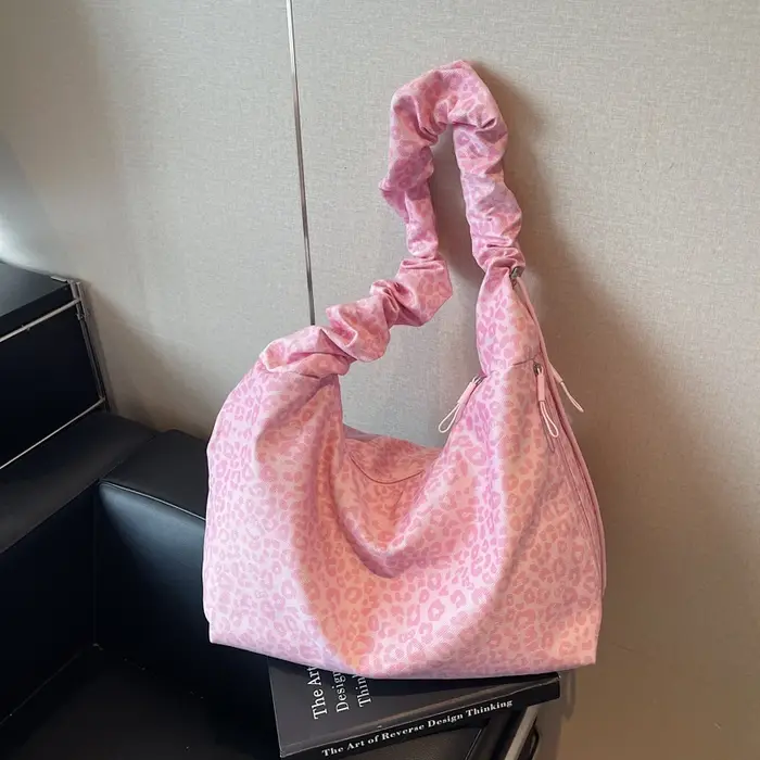 Sacs fourre-tout en Nylon léopard pour femmes