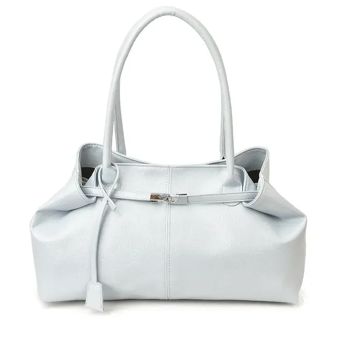Nouveau Sac à Main Femme 2026 Grande Capacité en Cuir Souple Plissé, Sac Fourre-tout Rétro pour Trajet Quotidien, Sac Bandoulière de Qualité