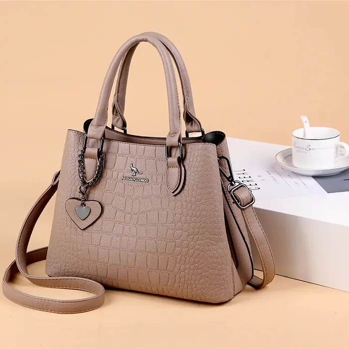 Sac à bandoulière alligator pour femme