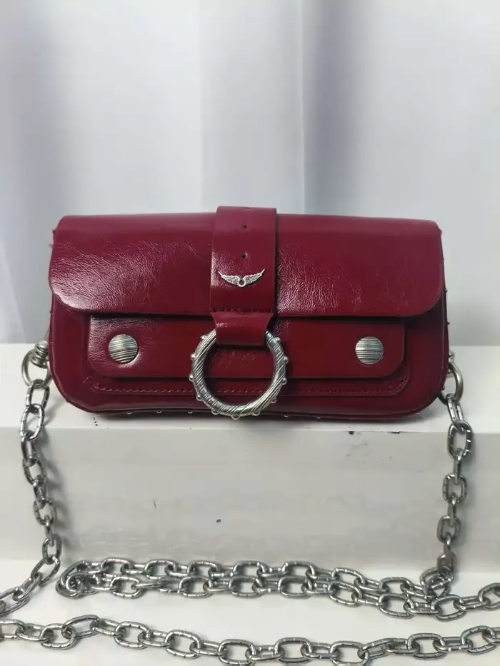 Sac mini haut de gamme 2026 au design classique avec rivets circulaires, simple et polyvalent, sac d