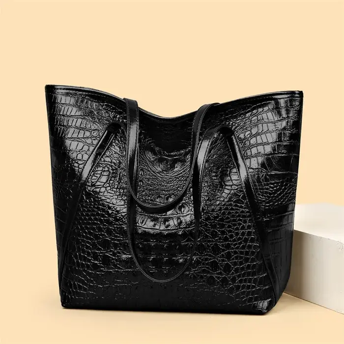 Sac fourre-tout Simple et polyvalent imprimé Crocodile