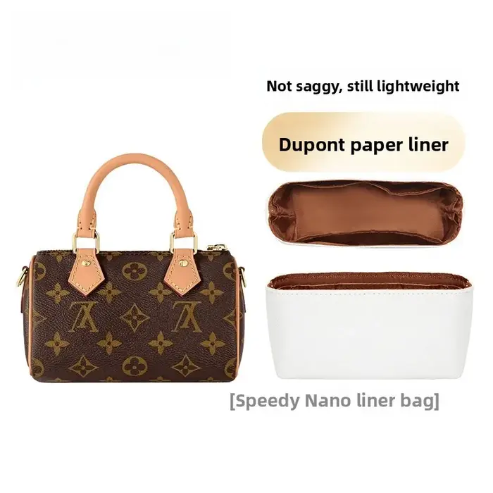 Sac intérieur Speedy Nano léger et imperméable en papier Dupont