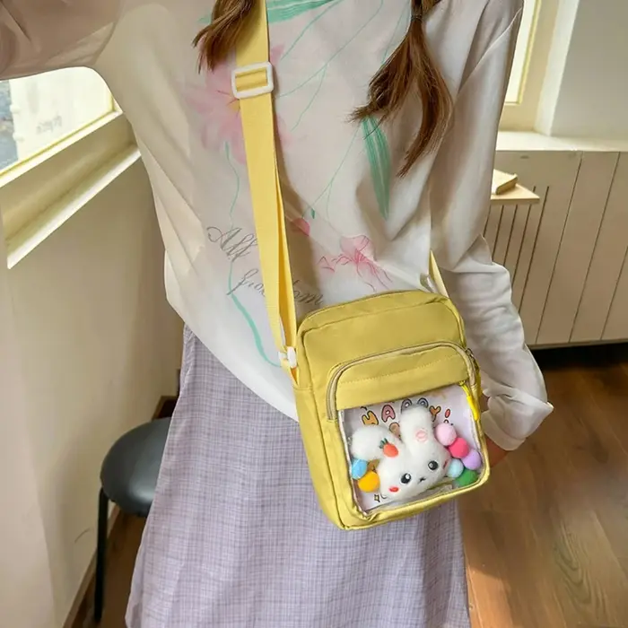 Nouveau sac à bandoulière transparent Ulzzang Ita Bag Harajuku pour filles