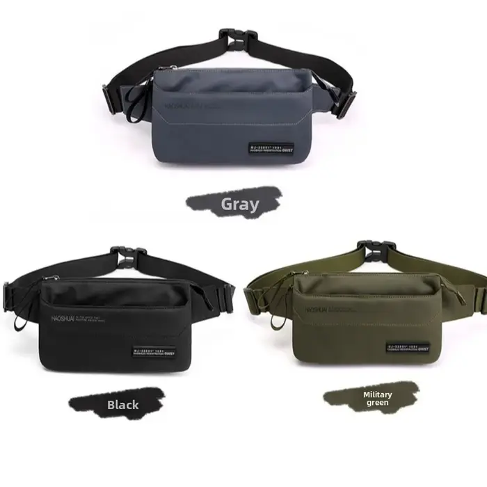 Sac banane portable anti-éclaboussures pour homme