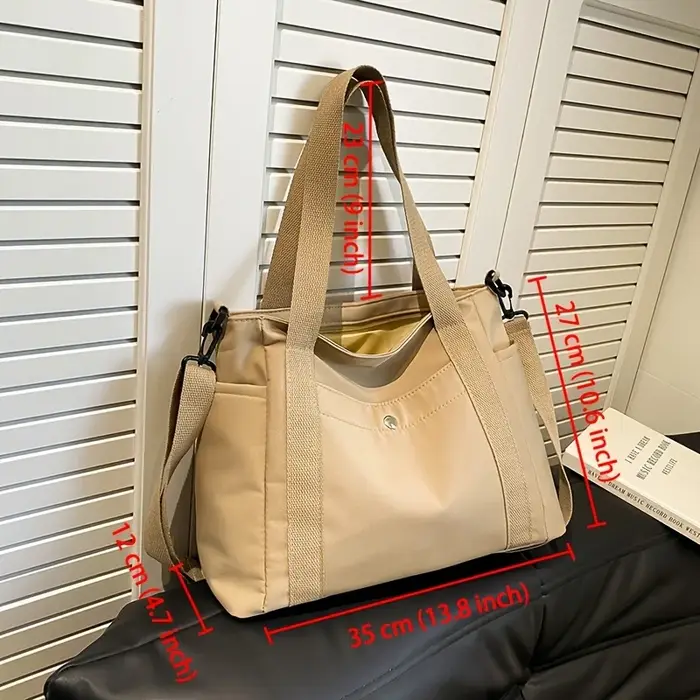 Sac fourre-tout décontracté en toile