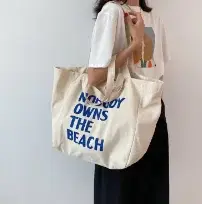 Grand sac en toile pour femmes