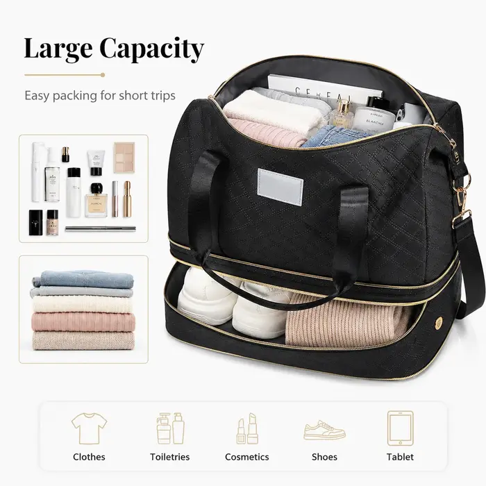 Sac de voyage pliable pour femmes