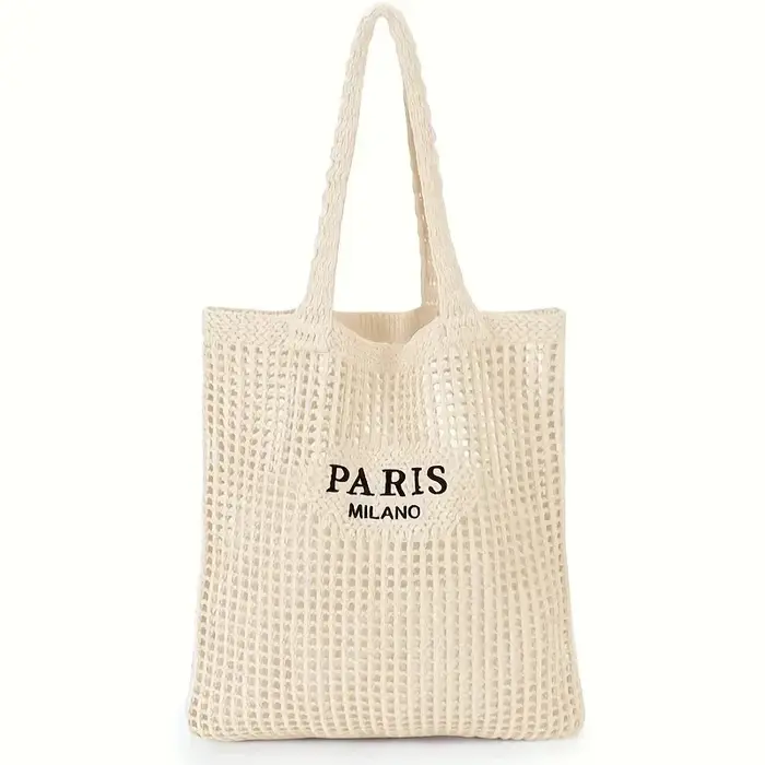 Sac de plage artisanal à bandoulière