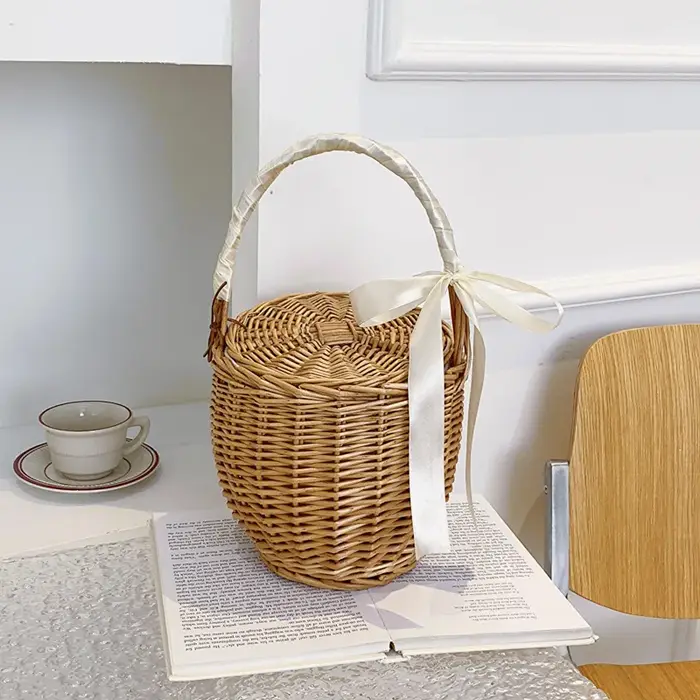 Sac en osier pour femme